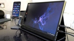 Using a Smartphone with a Portable Monitor - Samsung Galaxy Dex & UPERFECT 15” 1080p USB Type-C