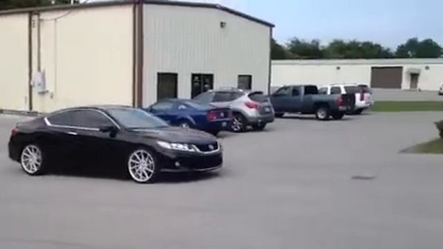 20 inch Vossen CVT wheels on 2014 Accord lowered смотреть онлайн
