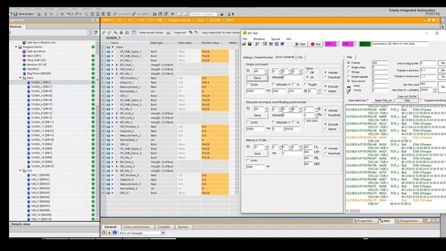Performance testing for TIM 1531 IRC (IEC 60870-5-104 station gateway) with 660 data points смотреть онлайн