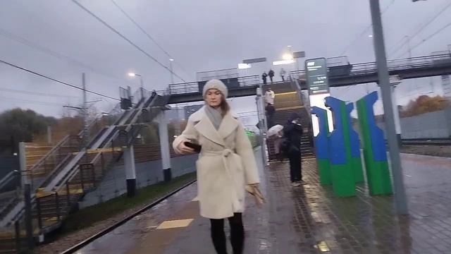 ЭД4М-0320 на платформе Никольское МЦД-4 смотреть онлайн