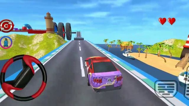 Xtreme ramp road cars || super car || viral car game || android mobile games... смотреть онлайн