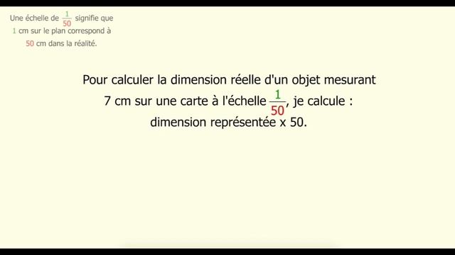 Calculer une dimension réelle avec une échelle смотреть онлайн