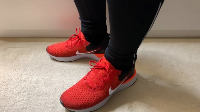Nike Odyssey React (Habanero Red/Black/Hyper Crimson/White) On-Feet смотреть онлайн