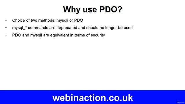 Richard Stibbard's ""MySQL/PDO Connection"" - A mini-course - learn PDO смотреть онлайн