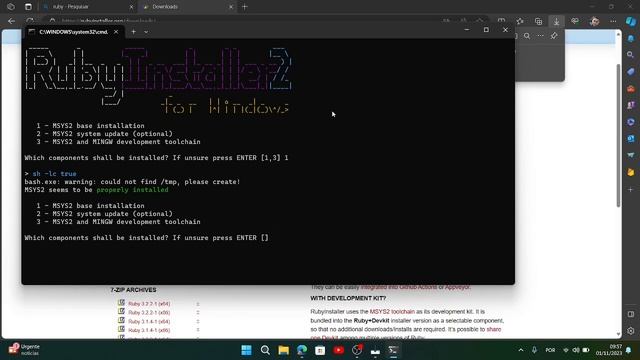 TUTORIAL | Como Instalar RUBY ON RAILS 7.1 no Windows SEM WSL смотреть онлайн