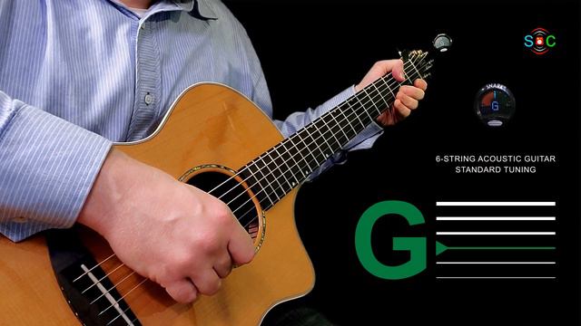 GUITAR TUNING with SNARK TUNER. LIVE. STANDARD TUNING. ACOUSTIC STEEL 6-STRING GUITAR TUNING. смотреть онлайн