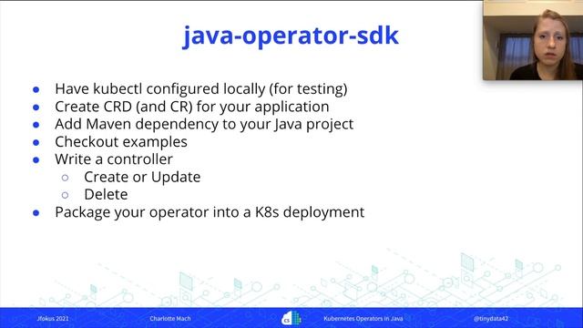 Getting started with Kubernetes Operators in Java by Charlotte Mach смотреть онлайн