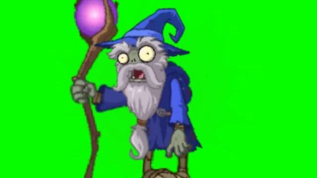 Plants vs Zombies ( Wizard Zombie Teleport ) Green screen part 1 смотреть онлайн
