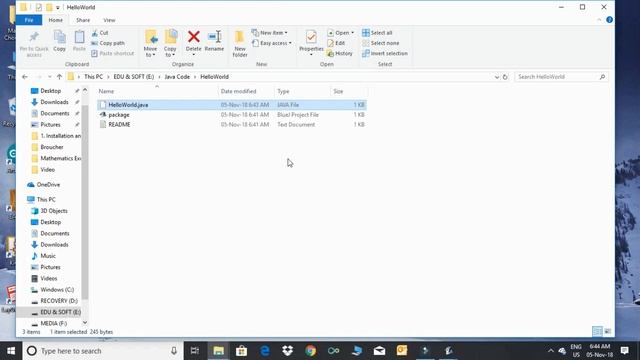 3. First Hello World Program Using BlueJ IDE смотреть онлайн