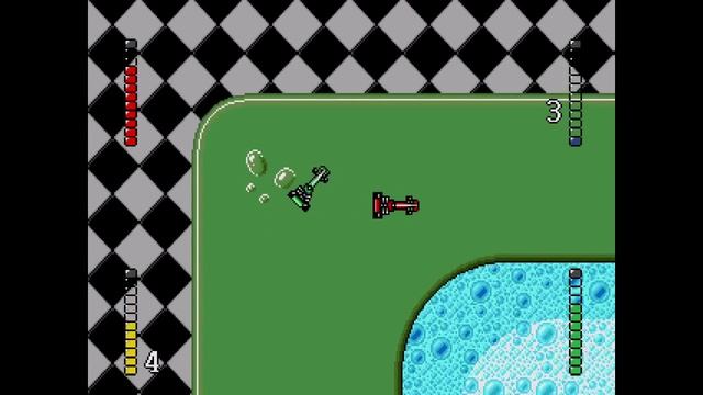 Micro Machines 2 Turbo Tournament Multiplayer Mayhem - Mega Drive 4 Player Netplay!