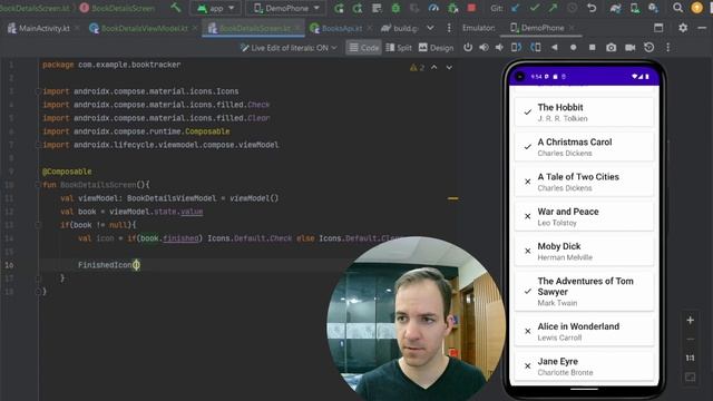 Navigating in Jetpack Compose смотреть онлайн