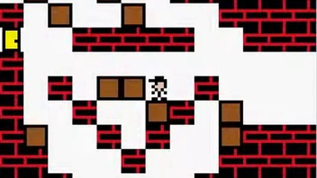 Block Dude Level 14 in TI83+ version смотреть онлайн
