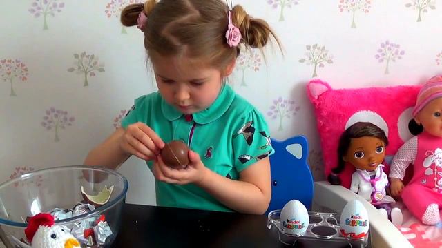 ♥ПАСХАЛЬНЫЕ КИНДЕР СЮРПРИЗЫ 2017 Распаковка Обзор EASTER KINDER SURPRIS Eggs 2017 Unpacking Overvie смотреть онлайн