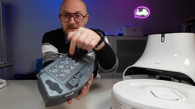 NEABOT Q11 il robot autosvuotante dal design spaziale - LIDAR senza TORRETTA! Lava e aspira! смотреть онлайн