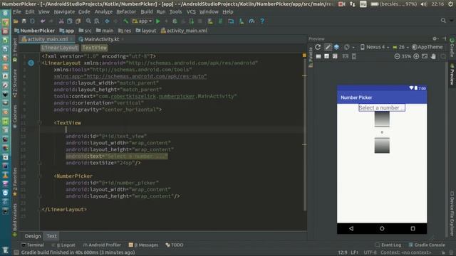 Android Kotlin Usage Tutorial #057 - NumberPicker смотреть онлайн