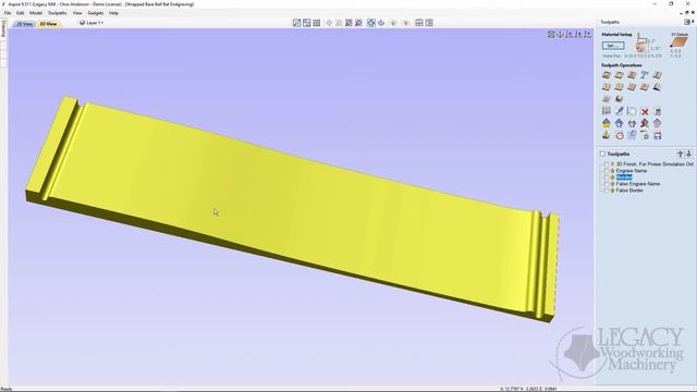 CNC Baseball Bat Demo - Wood CNC Projects - 4th Axis CNC Router - Legacy CNC Woodworking Machinery смотреть онлайн