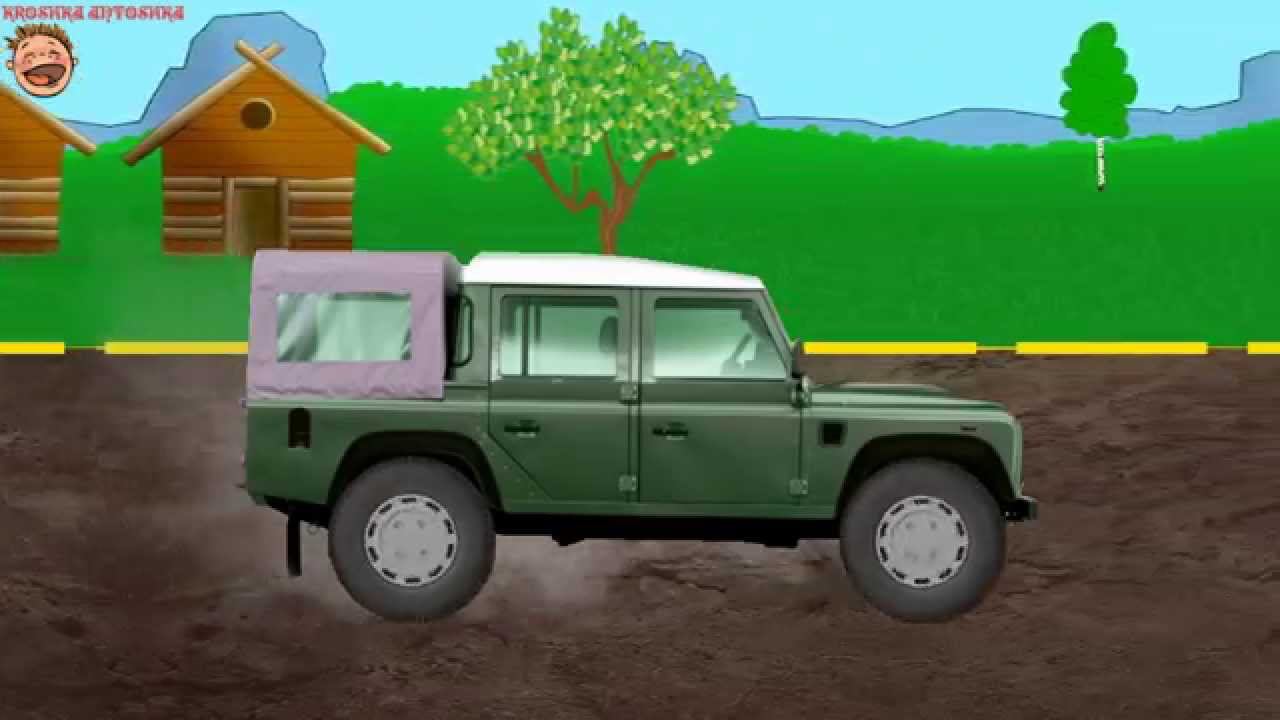 Внедорожник. SUV. Мультик про Машинки. Собираем Пазл. Для малышей смотреть онлайн