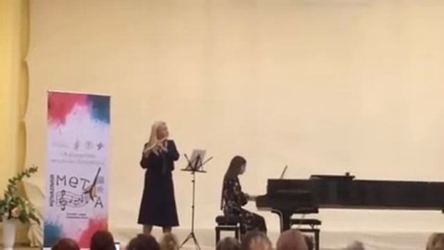 Анна Вейсмане. Бабочки на ветру. Елена Алто флейта, Анастасия Петрова фортепиано смотреть онлайн