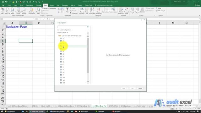 Auto import data from other Excel workbook/s (in-built PowerQuery) смотреть онлайн