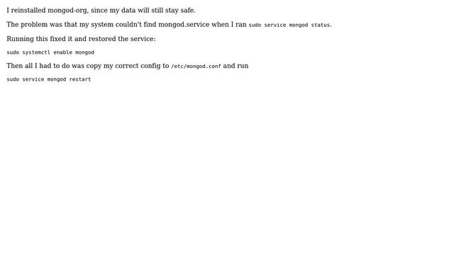 Ubuntu: Failed to start mongod.service: Unit mongod.service not found (3 Solutions!!) смотреть онлайн