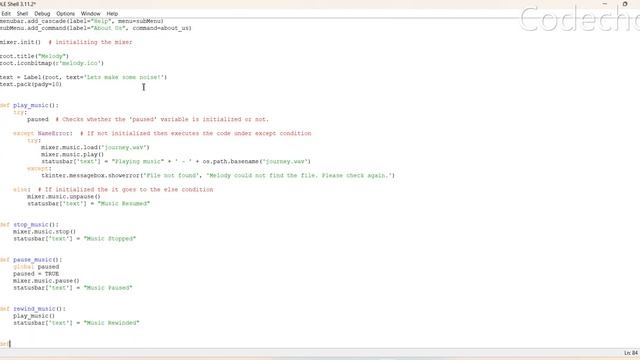 Python Music Player Part 16 Toggle the Tkinter button + Mute the music with Pygame смотреть онлайн