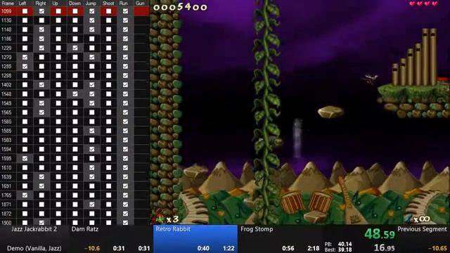 TAS - Jazz Jackrabbit 2 Shareware Demo as Jazz in 1:41.5 (with splits/inputs) смотреть онлайн