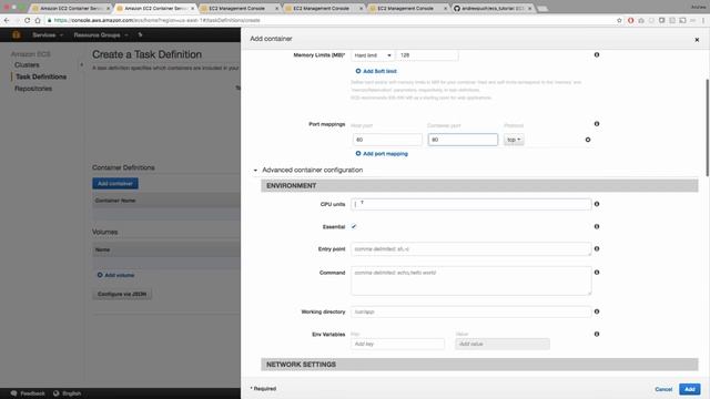 ECS (EC2 Container Service) Tutorial смотреть онлайн