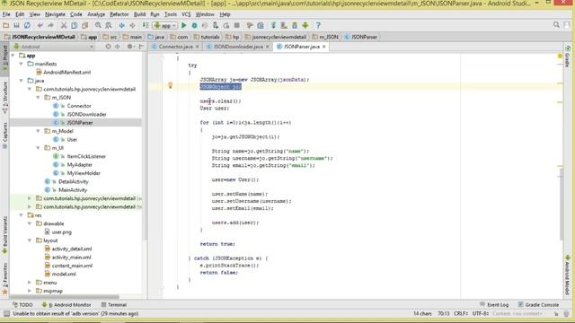 Android Native JSON Ep.10 : RecyclerView Master Detail - Download,Parse,Show [Open Activity] смотреть онлайн