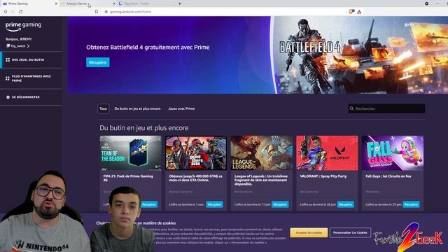 TUTO Amazon Games Prime Gaming Twitch On vous explique tout! (jeux vidéo gratuits, extensions,...) смотреть онлайн