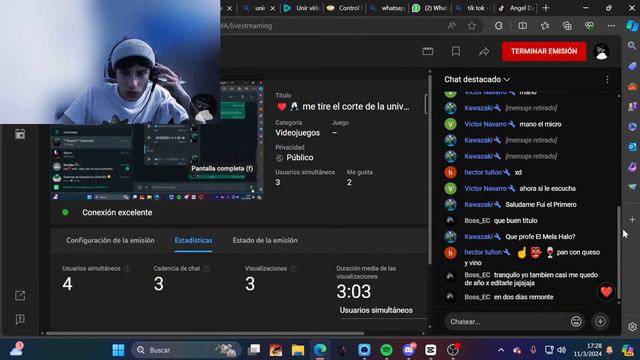 ❤️🥂 me tire el corte de la universidad🥂 en VIVO ❤️ CON SUSCRIPTORES🥂 смотреть онлайн
