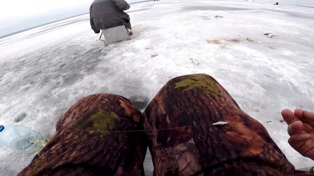 Ловля плотвы зимой /В глухозимье на Водохранилище . Ловля плотвы зимой на течении со льда смотреть онлайн
