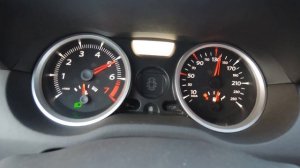 Renault Megane 2 1,6 113л.с  МКПП разгон 0-180 км/ч.