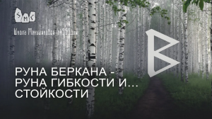 Руна Беркана - руна гибкости и…стойкости. Значение руны Беркана.