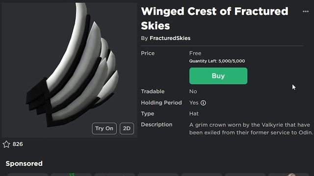 GET THIS FREE UGC LIMITED ON ROBLOX (FREE VALK) смотреть онлайн