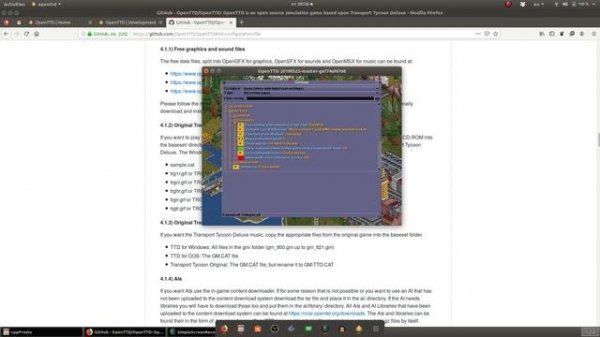 Игры в линукс. Во что поиграть? Сборка и запуск. Open TTD. Open Source.