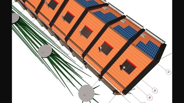 Проект 20 блокированных одноэтажных гаражей с мансардой смотреть онлайн