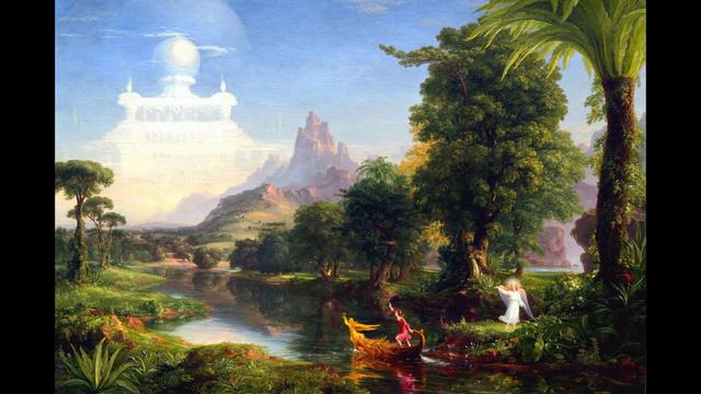 Art Screensaver for Your TV | 7 Thomas Cole Masterpieces | Classic Art Slideshow смотреть онлайн