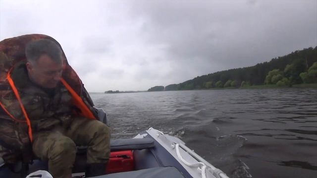 Иваньковское водохранилище. Солар 420 стрела jet Yamaha F20 BMHS и Салют 430 Mercury ME F30 ELP EFI смотреть онлайн