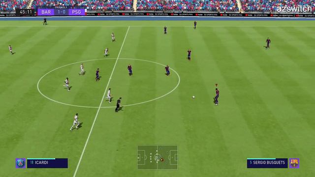 FIFA 21 Legacy Edition  - FC BARCELONA Vs PSG - Nintendo Switch Gameplay