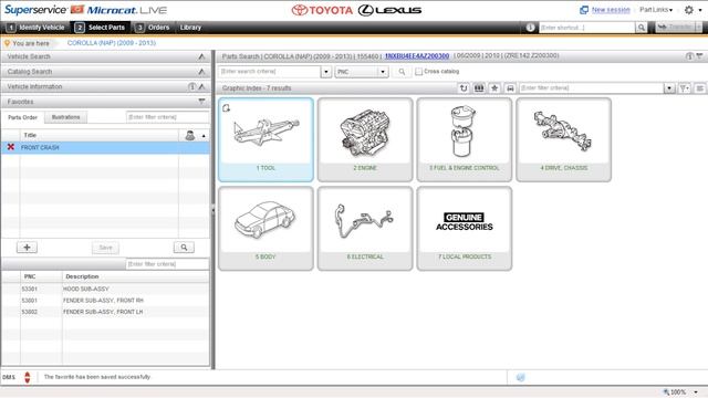 Microcat LIVE - Toyota/Lexus - Favorites смотреть онлайн