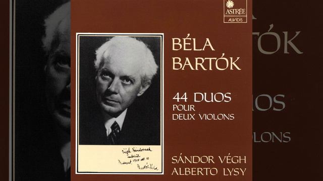44 duos pour deux violons, Sz. 98: No. 8, Chanson Slovaque 2 смотреть онлайн