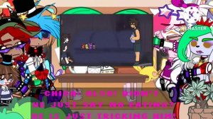 ?||Glamrocks + someone react to FNAF 1 and Afton Family||FNAF reaction||K.T.F||?