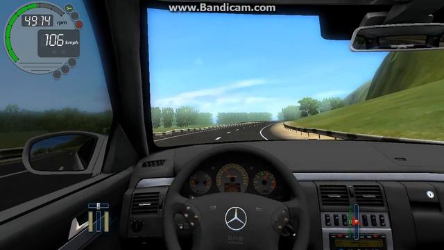 City Car Driving 1.5.1 Mercedes-Benz E55 AMG смотреть онлайн