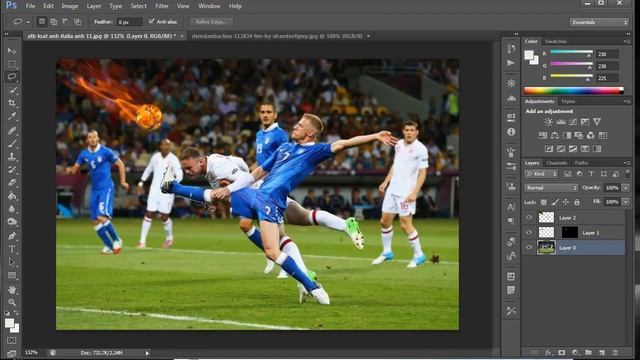 fire ball in photoshop CS6 смотреть онлайн