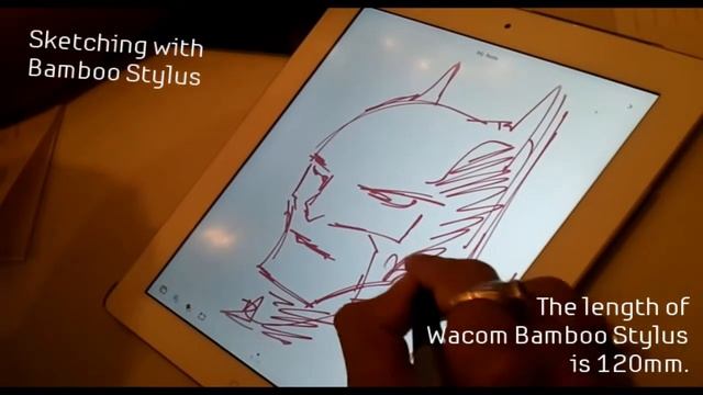 Wacom Bamboo Stylus [Hands on Video with iPad] смотреть онлайн