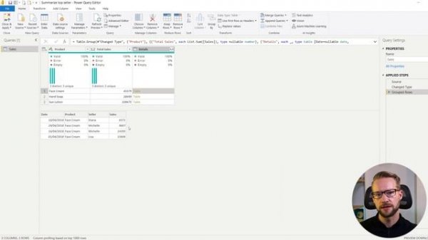 How to Group By Maximum Value using Table.Max in Power Query