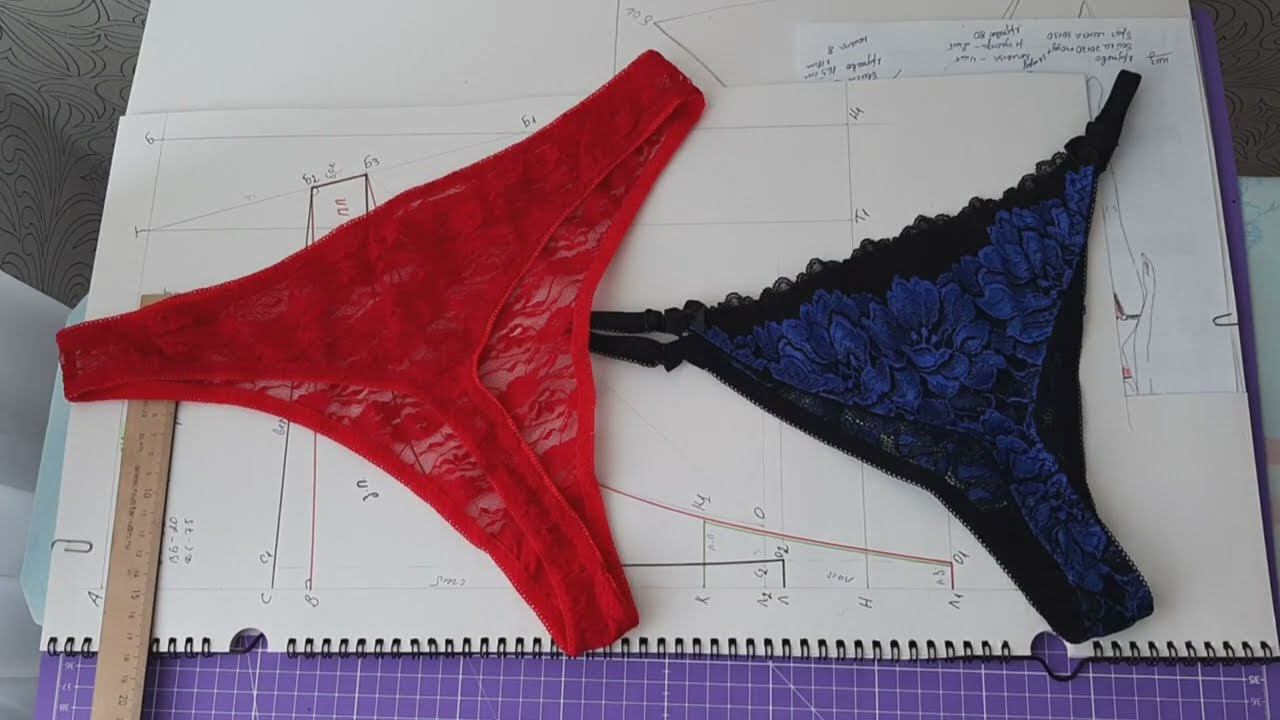Построение выкройки трусиков 