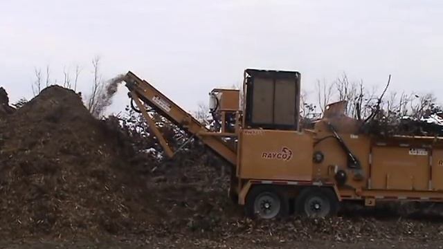 Промышленный измельчитель деревьев Rayco RH 1754 смотреть онлайн