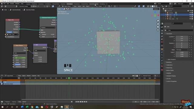 Blender Tutorial : Animated Fireflies in Blender 3 смотреть онлайн