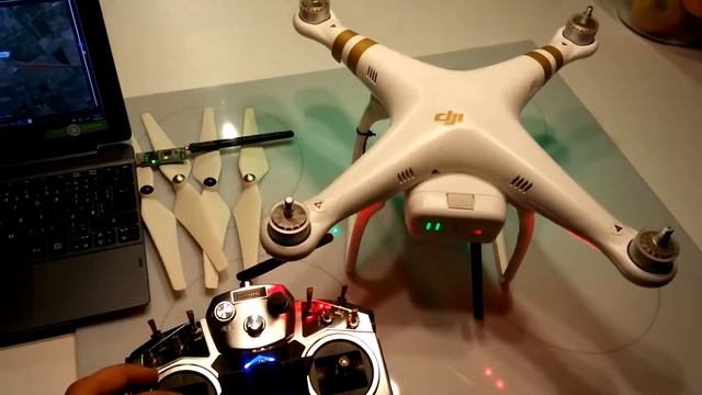 Dji Fake 3 - Phantom 2 Vision s APM + GPS смотреть онлайн
